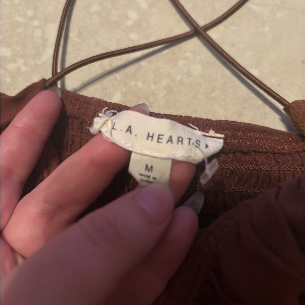 L.A Hearts cropped tank